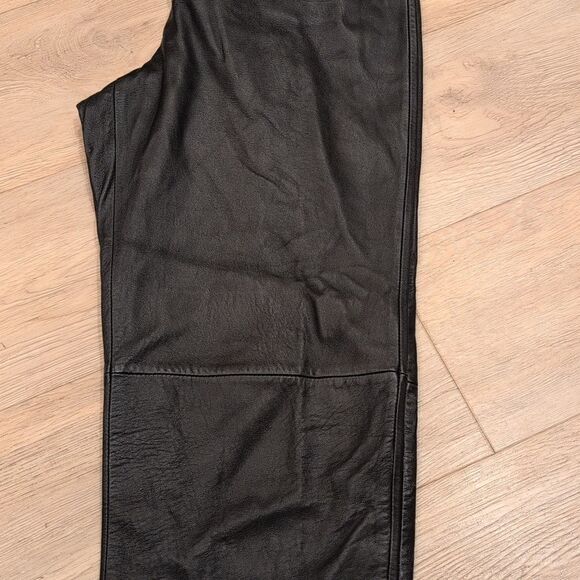 Lands End LEATHER PANTS - Picture 8 of 8